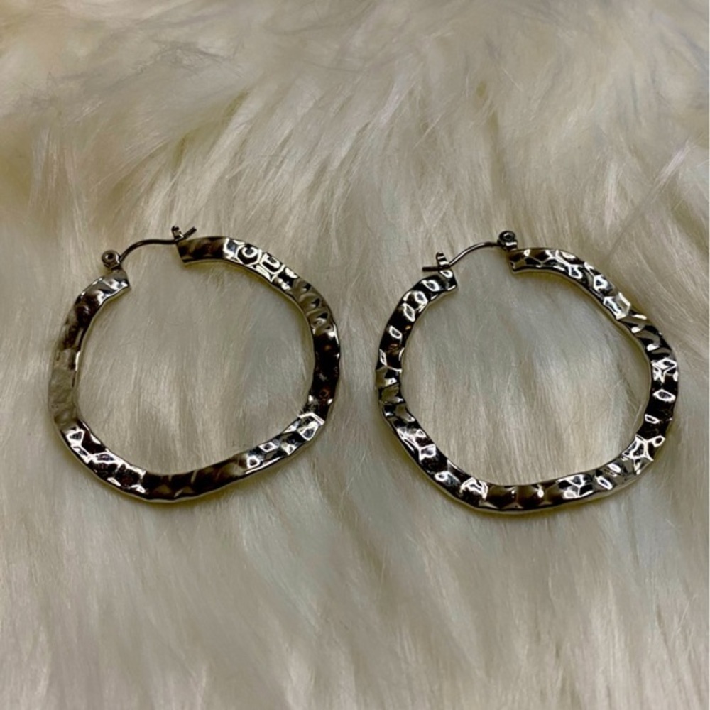 Silver Hoop Earrings